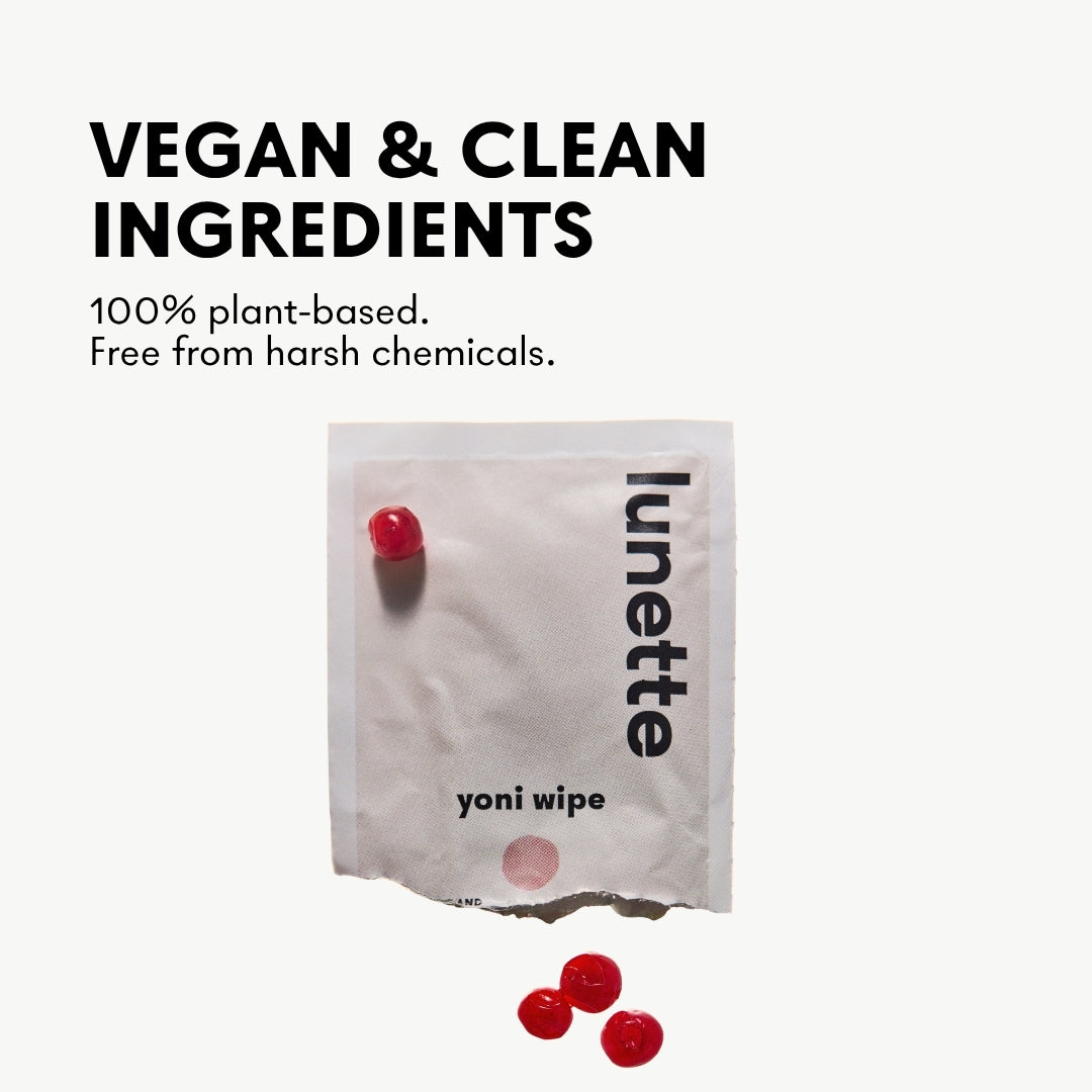 Lunette Yoni Wipes 20 pack